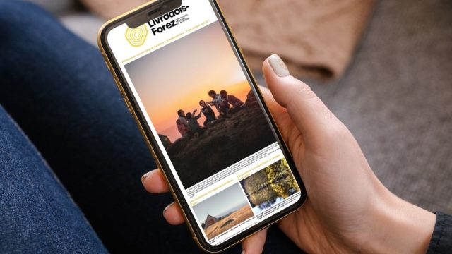 Newsletter sur le téléphone