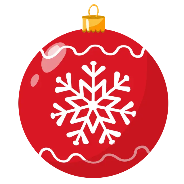 Boule de Noël décorative suspendue dans une ambiance festive de fin d’année.